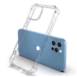 Iphone 13 mini pro max shock proof case skal stottaligt genomskinligt mobilskal transparent 3