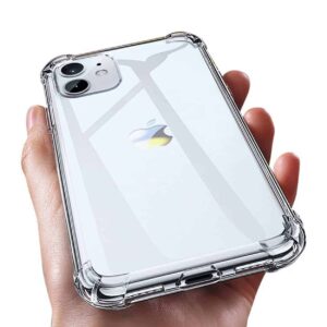 Iphone 13 mini pro max shock proof case skal stottaligt genomskinligt mobilskal transparent 4