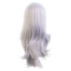 Silver vit peruk 70cm cosplay utklädnad