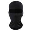 Tunn Svart Balaclava Skidmask Rånarluva 1 Hål