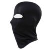 Tunn svart balaclava skidmask rånarluva 2 hål
