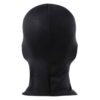 Tunn svart balaclava skidmask rånarluva 2 hål