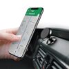 360° magnet mobilhållare självhäftande bilhållare silver