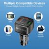 Billaddare 4 usb supersnabb 38w pd quick charge 3. 0