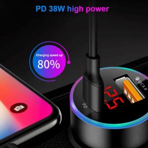 Billaddare usb c quick charge power delivery 20w 2