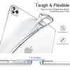 Transparent tpu skal ipad pro 12,9