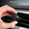 Magnet mobilhållare till bilen ventilationsgaller bilhållare svart