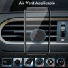 Magnet mobilhållare till bilen ventilationsgaller bilhållare svart