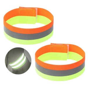 Reflexarmband spannen band med reflex 2 pack tva farg multi