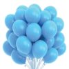 Blå Ballonger 100-pack 26cm Latex