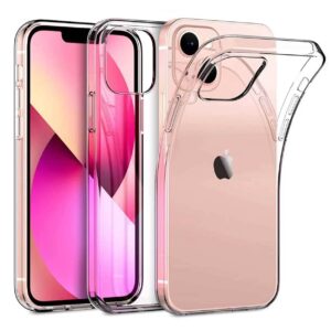 Iphone 14 Tunt Genomskinligt Mobilskal Transparent
