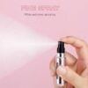 Mini refill parfymflaska - påfyllningsbar resebehållare 5ml silver
