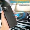 Iphone 14 plus 2-i-1 magnetiskt plånboksfodral svart