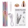 2-i-1 uppladdningsbar epilator ögonbrynstrimmer