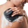 Exfolierande silikon duschborste för män - body scrubber