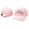 Keps Strapback Dad Hat Real Friends Rosa