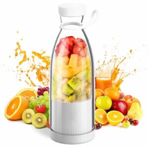 Portabel Mixer - Bärbar Uppladdningsbar Smoothie Blender Vit