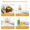 Portabel mixer - bärbar uppladdningsbar smoothie blender vit