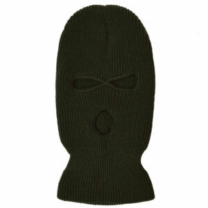 Balaklava Skidmask Rånarluva Militär Grön