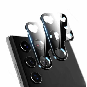 2-Pack Galaxy S23 Ultra Linsskydd för Kamera Heltäckande Glas