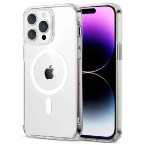 iPhone 16 Pro Magnetiskt Mobilskal Magsafe Kompatibel Genomskinligt