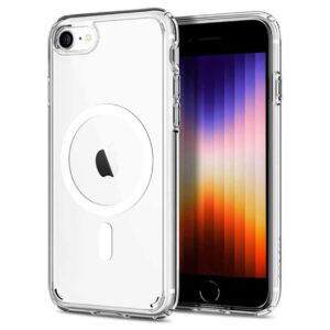 iPhone 7/8/SE Magnetiskt Mobilskal Magsafe Kompatibel Genomskinligt