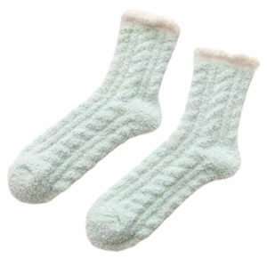 Lurviga Raggsockor - Plysch Varm Fleece Grön