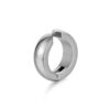 Fake Piercing Örhänge Utan Hål Tjock Ring Silver