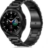 Galaxy Watch 4/5 Metall Armband Rostfritt Stål Svart