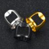 Ring med kapsylöppnare - kapsylöppnarring silver