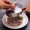 Hamburgerpress rostfritt stål hamburgerform