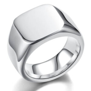 Slät Klackring Silver 12