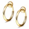 2-pack Clip-On Ring - Fake Piercing Utan Hål Guld