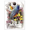 Gnuggis tatuering hel ryggtavla koi fish