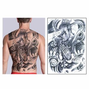 Temporär Tatuering Ryggtavla Warrior
