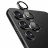 Samsung Galaxy S23/S23 Plus Kameraskydd Metall Härdat Glas Svart