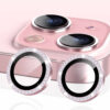 iPhone 13/13 Mini Kameraskydd Bling Diamant Rosa