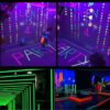 Självlysande uv tejp neon 5m grön