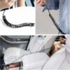 Usb-c spiralkabel med power delivery pd 66w 1,5m svart