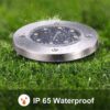4-pack solcell spotlights led markbelysning