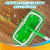 2-pack återanvändningsbar swiffer mikrofiberduk grön 25x11,5cm
