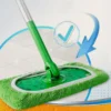 2-pack återanvändningsbar swiffer mikrofiberduk grön 25x11,5cm