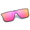 Sport clip on solglasögon flip up rosa