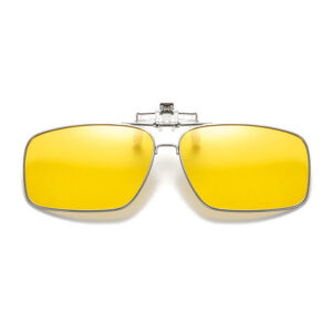 Uppfällbara Metall Clip-on Solglasögon Flip Up Night Vision