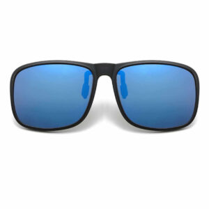 Uppfällbara Solglasögon Clip-On Blått Spegelglas