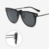 Polariserade wayfarer clip on solglasögon flip up dag/natt
