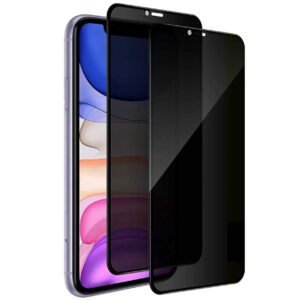 2-Pack iPhone 11 Privacy Skärmskydd Heltäckande HD Härdat Glas