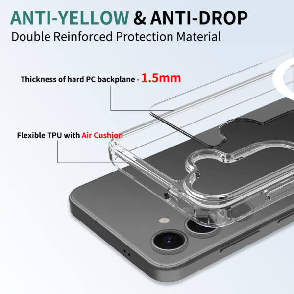 Galaxy z fold 4 magsafe mobilskal genomskinligt - bild 5