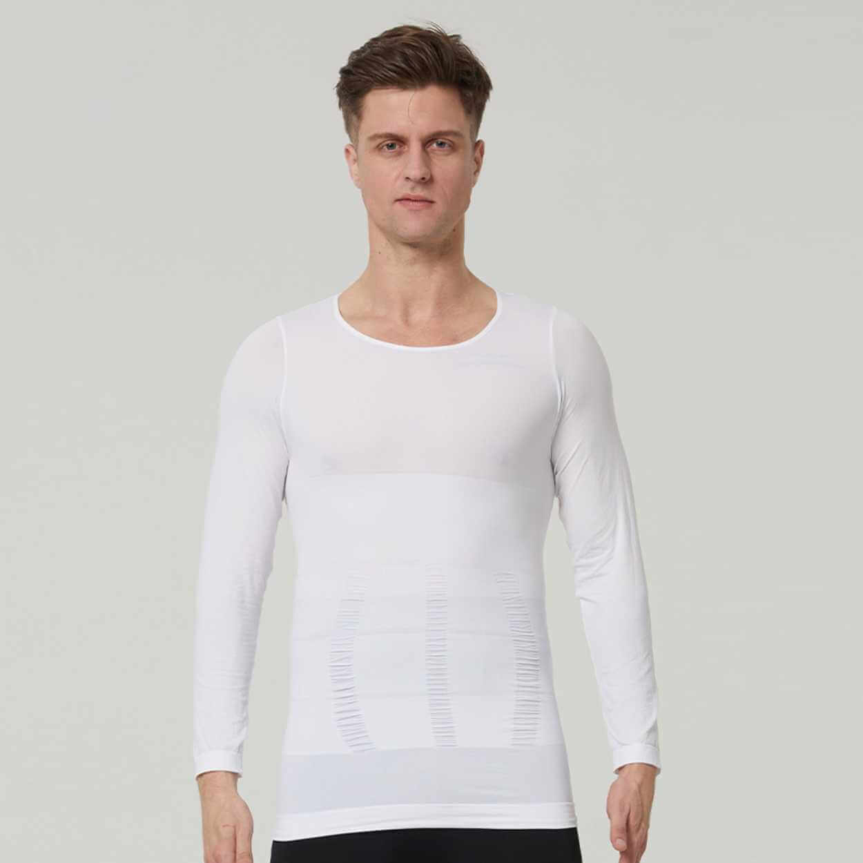Formande hållnings t-shirt | posture shirt | kompressionströja vit - bild 6