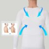 Formande hållnings t-shirt | posture shirt | kompressionströja vit